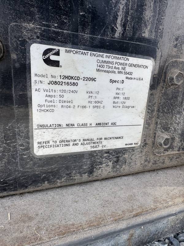 2009 Freightliner M2-106, 15 FT Utility Service Box Truck (CN 85)