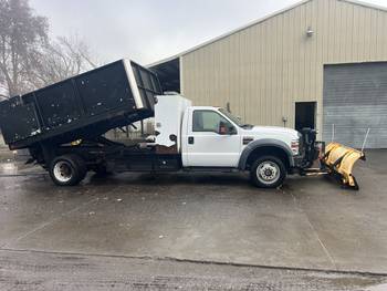 2010 Ford F550 4x4, Dump bed, snow plow and Sander, (CN56)