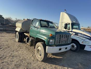 1991 GMC Top kick W/1000 stainless tank non op, (CN 1098)