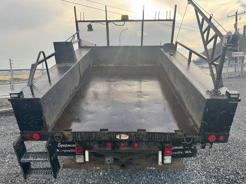 2006 Chevy 3500, 10 ft Flatbed W/Hoist, Front snow plow,  (CN 27)