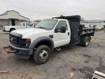 2008 Ford F550 2-3 yrd Dump Land scraper fold down sides(CN 16)