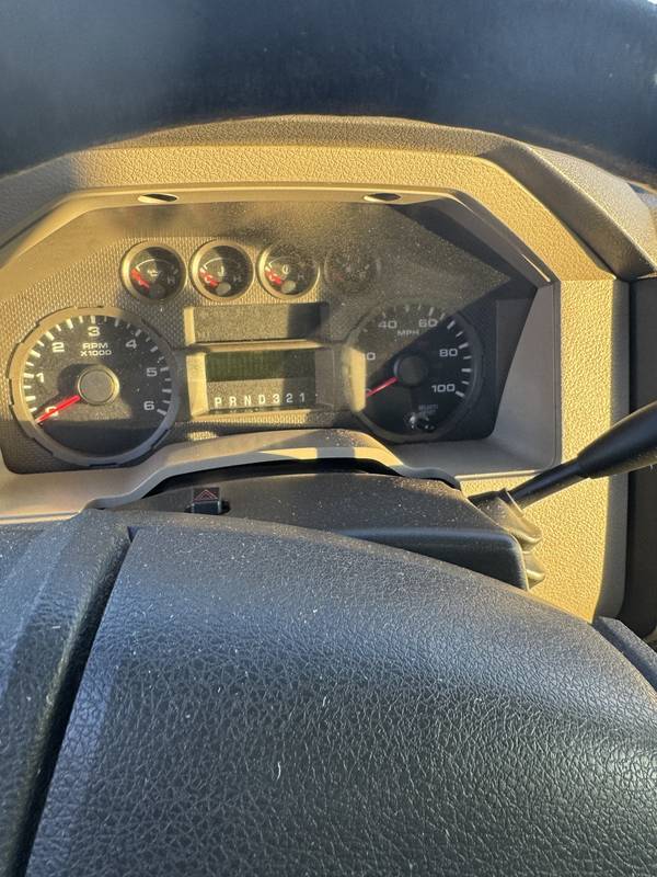 2008 Ford F350, Crewcab, 4x4, Utility Box, Lift gate, W/ Western Ultra Mt wideout Snow Blade, (CN 1110)