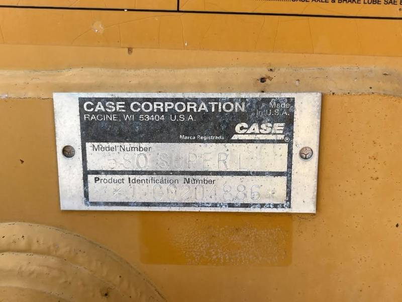 1999 CASE 580L , 4x4, EXT BACKHOE, CAB