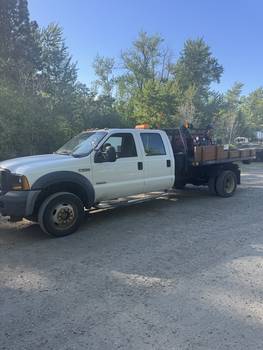2006 Ford F550 Crewcab, 4x4, Steller Hook retrieval system w/ front Boss V-Plow