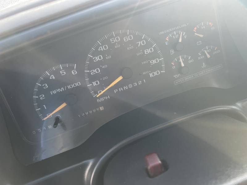 1999 Chevy 3500 12 ft flatbed w/hoist (CN 78)