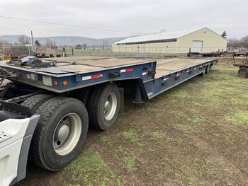 1998 Trail Ezee 48ft Hydraulic Tail Equipment Trailer
