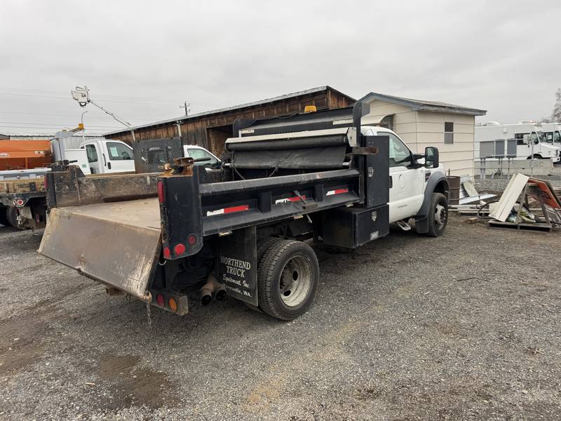 2008 Ford F550 2-3 yrd Dump Land scraper fold down sides(CN 16)
