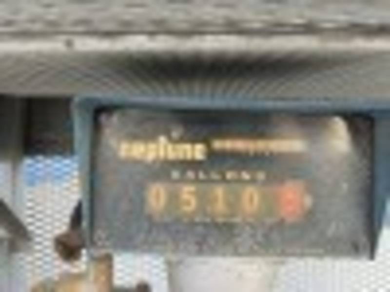 1986,  1845 Gallon propane tank and stand with metered pump system 