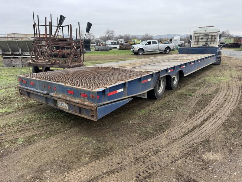 1998 Trail Ezee 48ft Hydraulic Tail Equipment Trailer