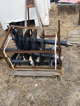 Skidsteer Hyd. Post Auger w/2-Augers