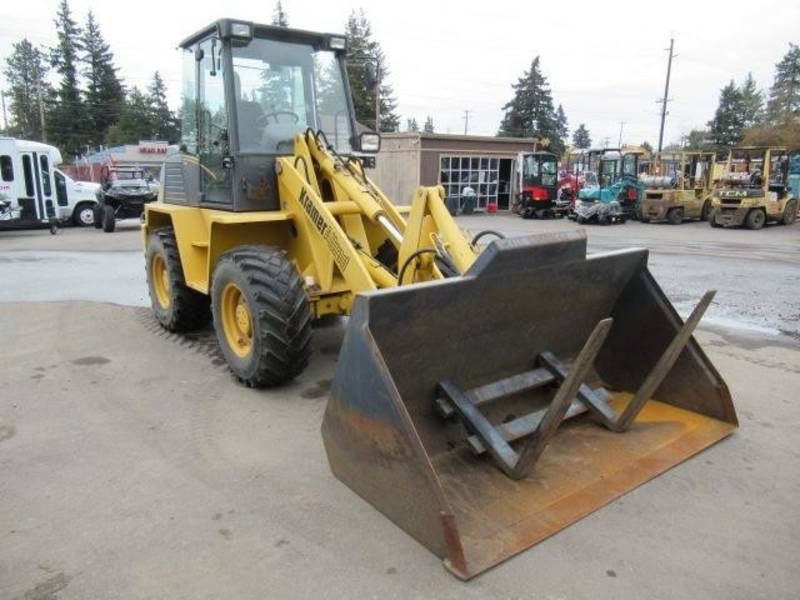 Kramer 620 wheel loader, w/fork