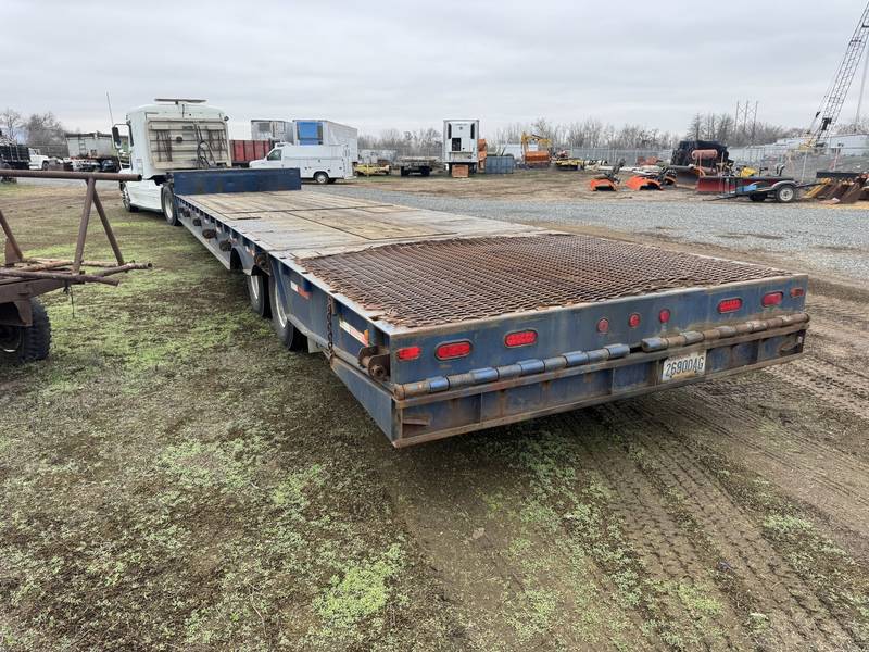1998 Trail Ezee 48ft Hydraulic Tail Equipment Trailer