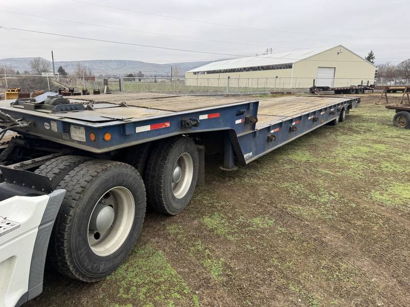 1998 Trail Ezee 48ft Hydraulic Tail Equipment Trailer