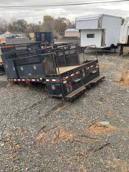 Large assortment PU & 1-ton, 81/2, 9,',10', 11' & 12' Flat Beds w/Boxes