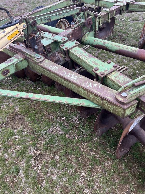 Jd 12 ft heavy duty tandem disc on rubber