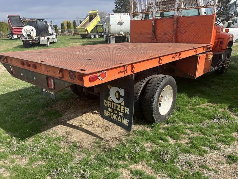 1991 Chevy Kodiak 12 ft Flatbed w/Hoist. (CN.   ))