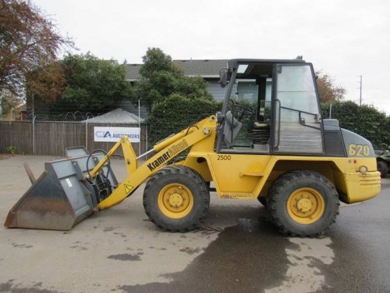 Kramer 620 wheel loader, w/fork