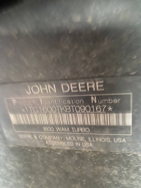 2011 JD 1600 4x4, 12 ft commercial mower