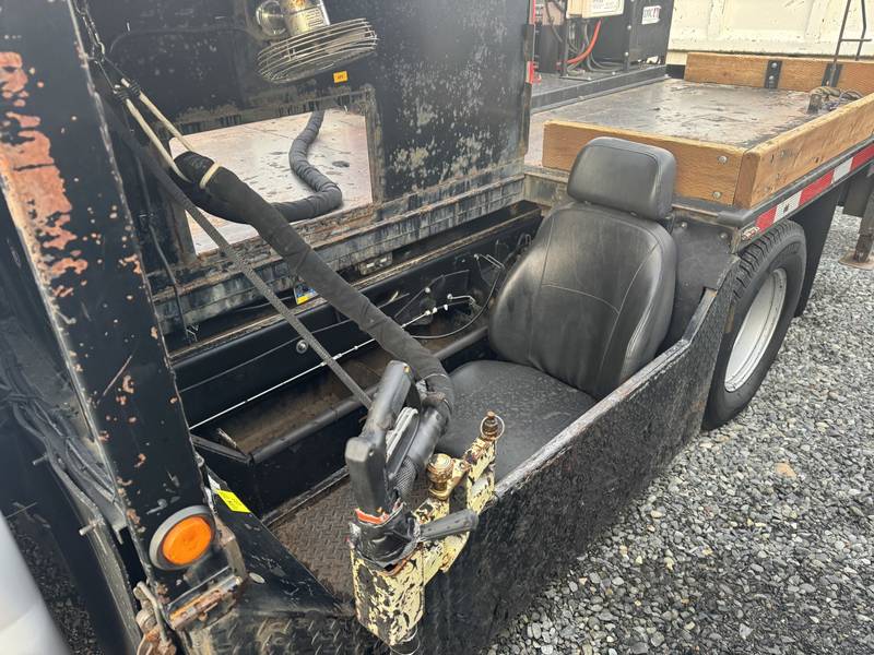 2008 Ford F350 SD, 10 ft Flatbed Truck W/ Big shot asphalt applicator, (CN 1056)