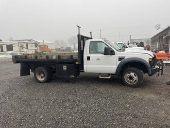 2008 Ford F450 12ft Flatbed w/Hoist